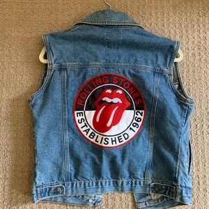 Rolling Stones Jean Vest